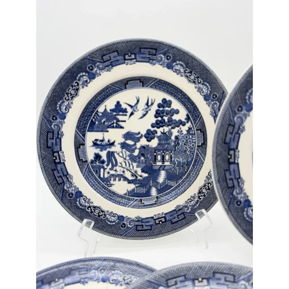 Johnson Bros England Porcelain Blue Willow 10
